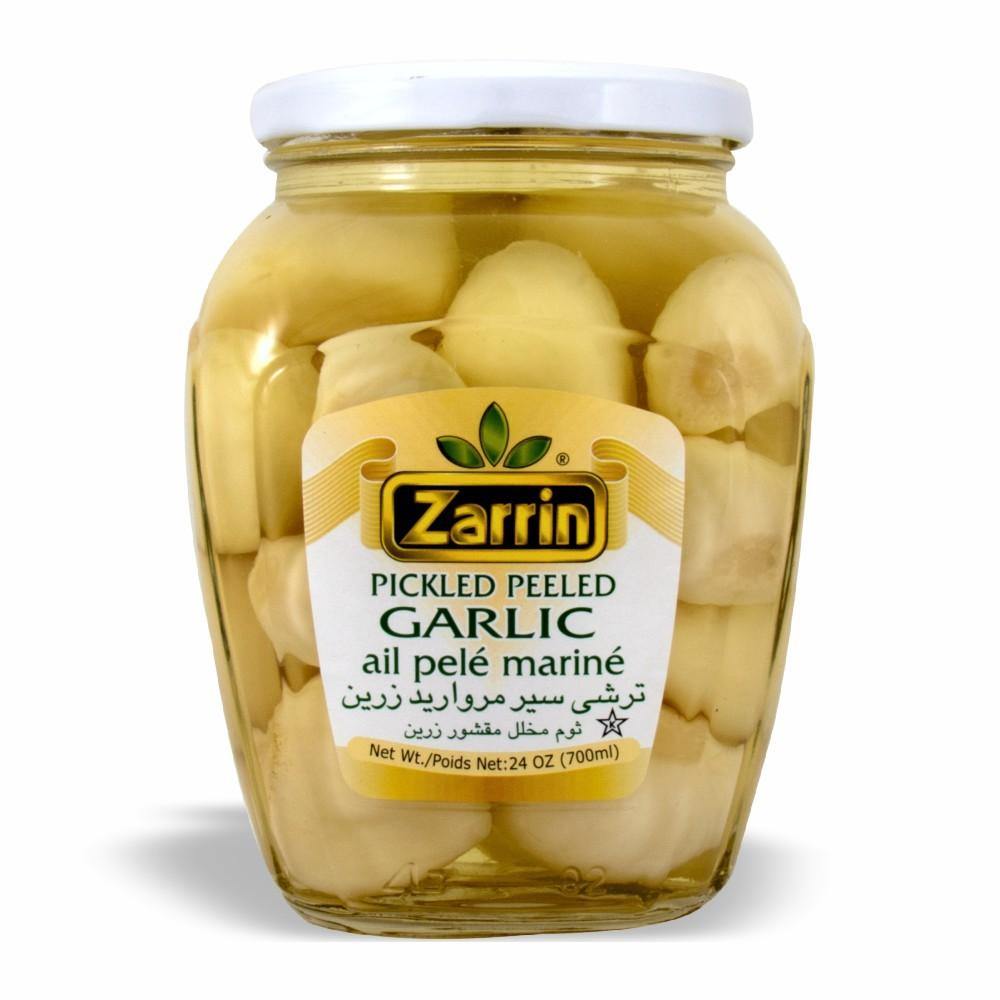 ZARRIN PEELED GARLIC PICKLE 24 OZ