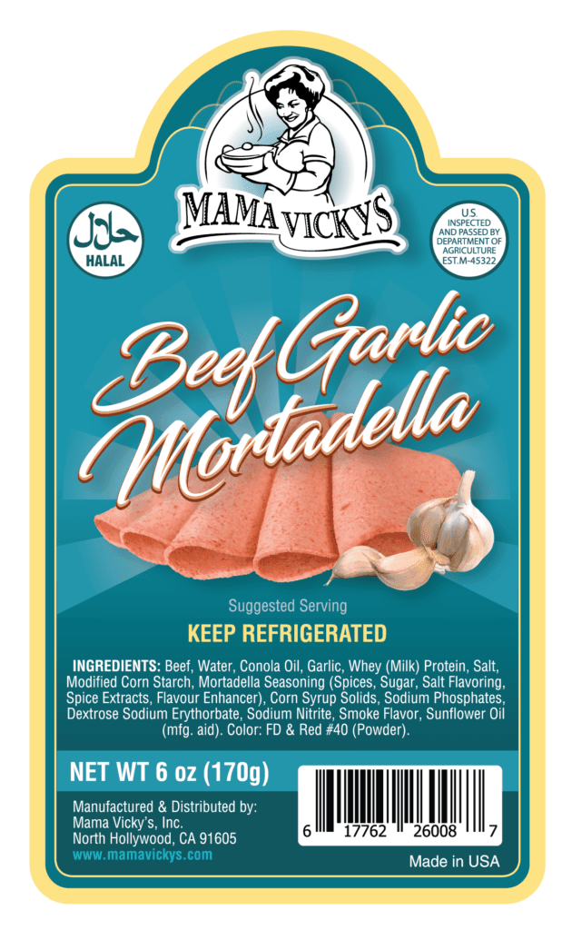 Halal BEEF GARLIC MORTADELLA