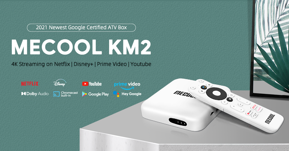 MECOOL Netflix Certified Android TV Box KM2