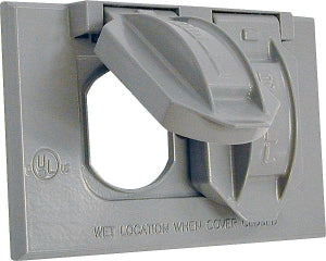 WEATHERPROOF BOX OUTLET COVER 1 GANG