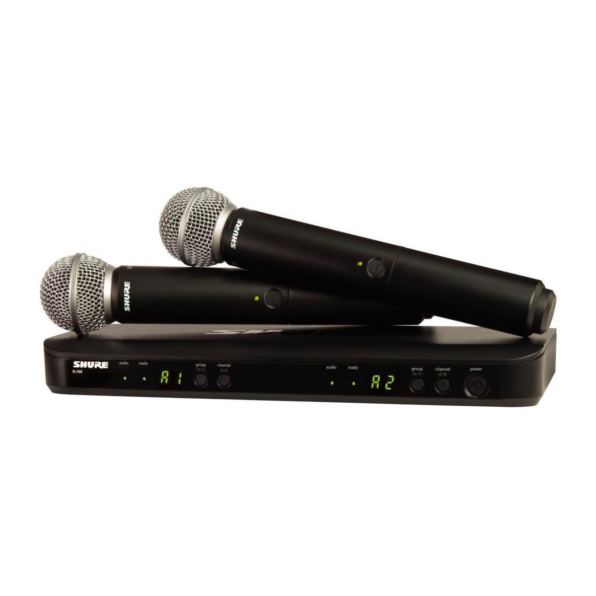 Shure BLX288/SM58 Dual Channel Wireless Handheld Microphone System - H9 Band