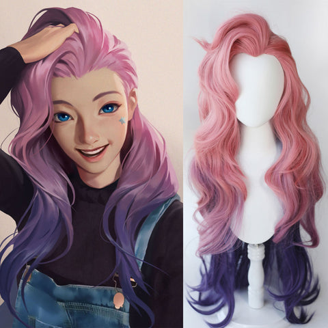 League of Legends Seraphine cosplay wigs