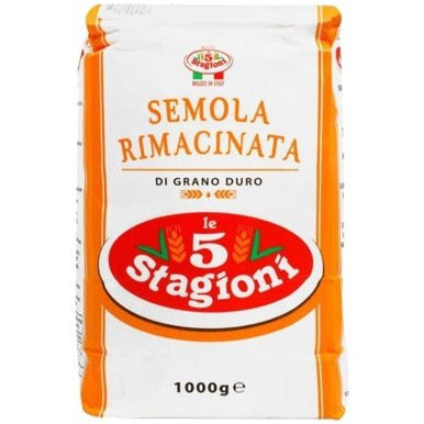 5 STAGIONI Semolina Flour - 1kg (2.2lb)