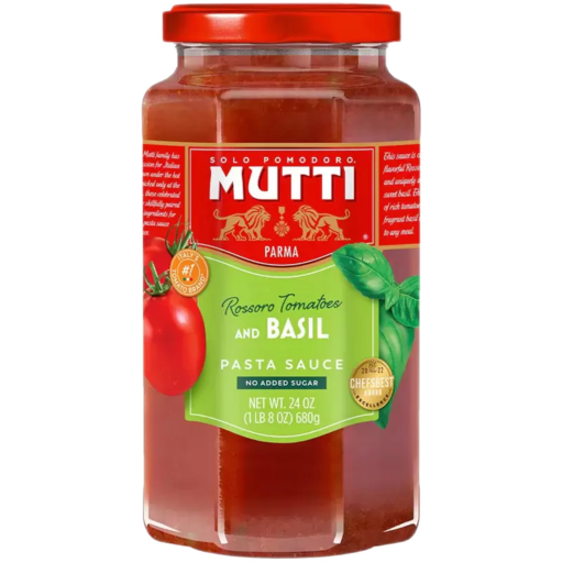 MUTTI Rossoro Tomato & Basil Pasta Sauce - 680g (24oz)