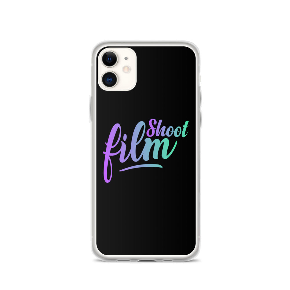 Shoot Film Color Cursive iPhone Case