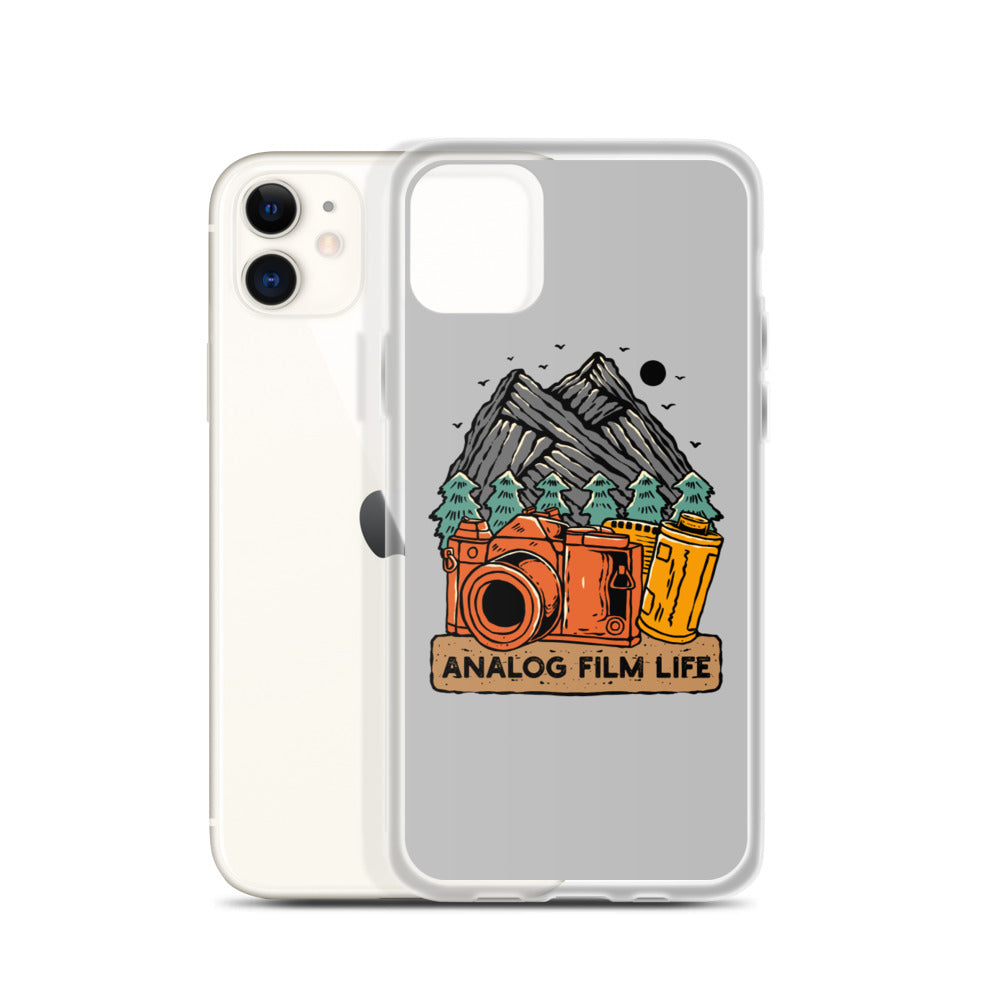 Analog Film Life Mountain iPhone Case