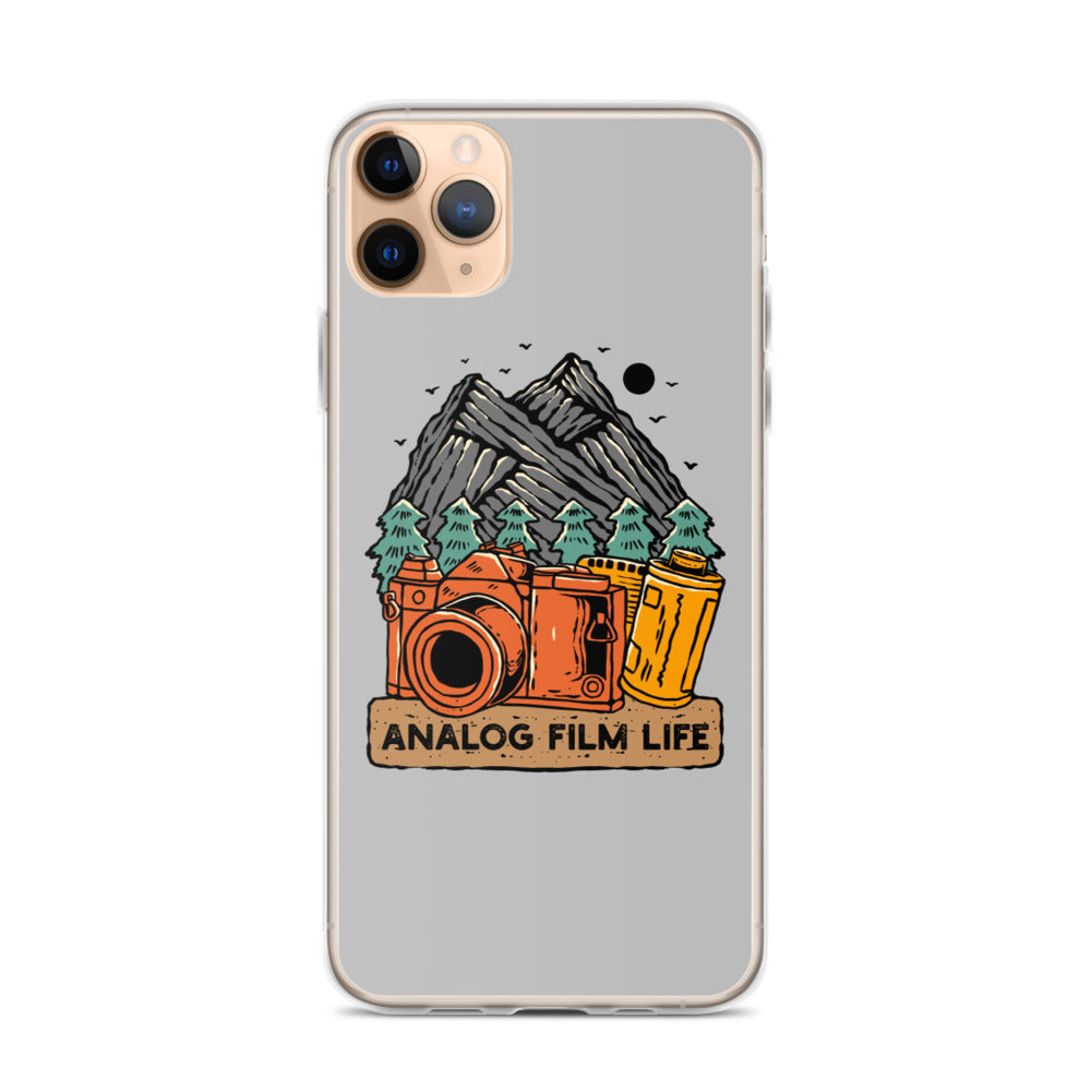 Analog Film Life Mountain iPhone Case