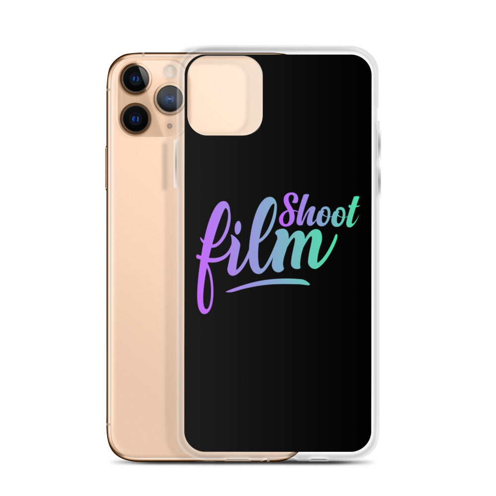 Shoot Film Color Cursive iPhone Case