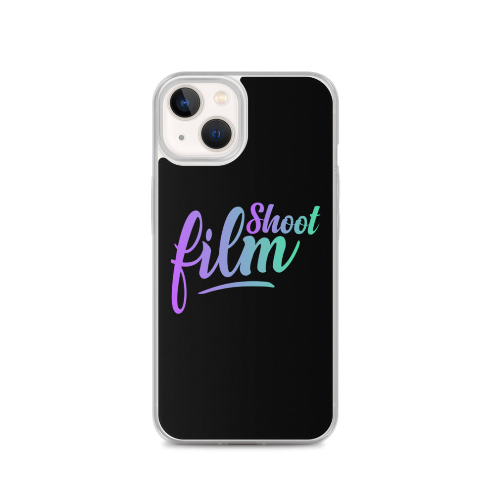 Shoot Film Color Cursive iPhone Case