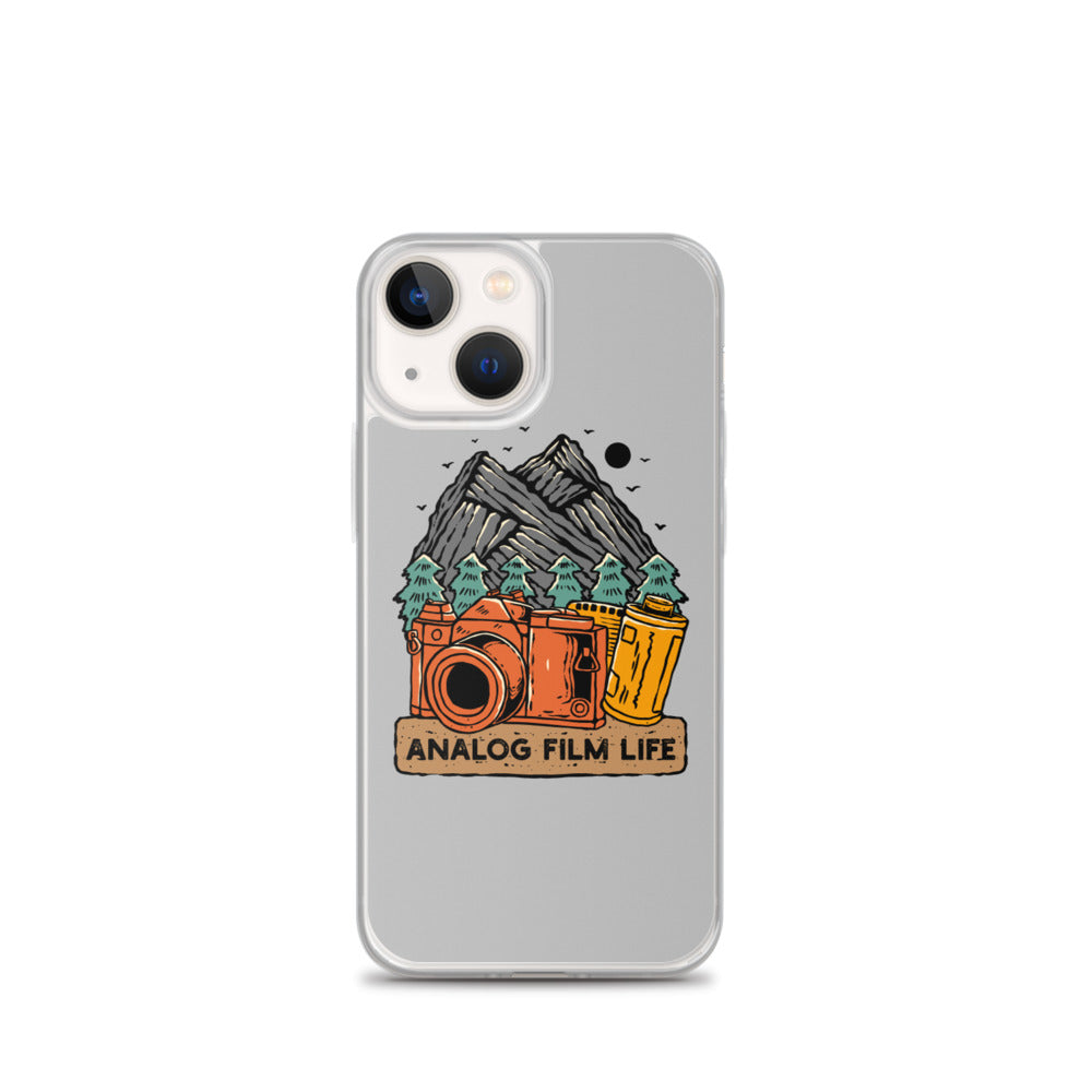 Analog Film Life Mountain iPhone Case