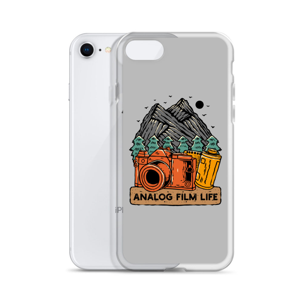 Analog Film Life Mountain iPhone Case