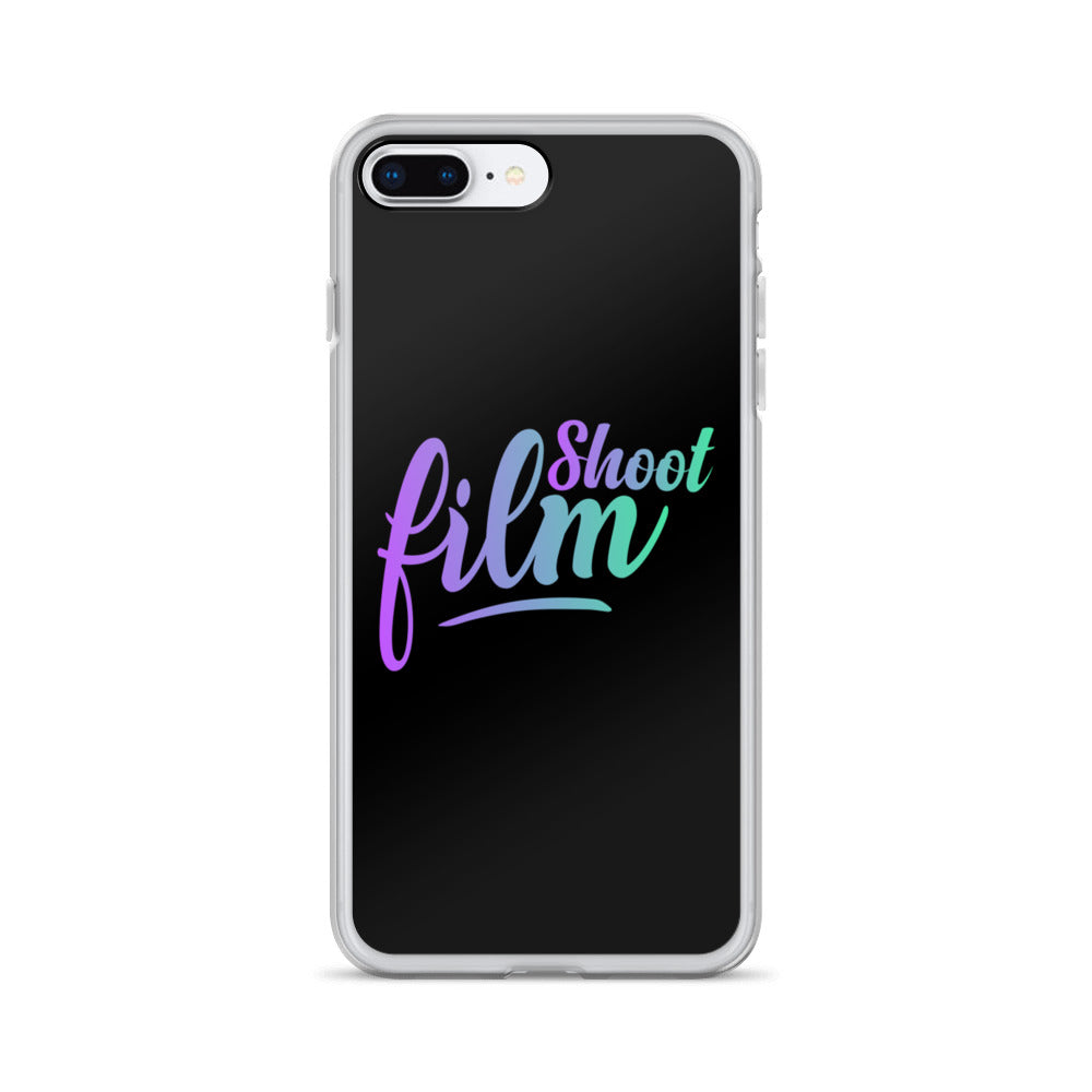 Shoot Film Color Cursive iPhone Case