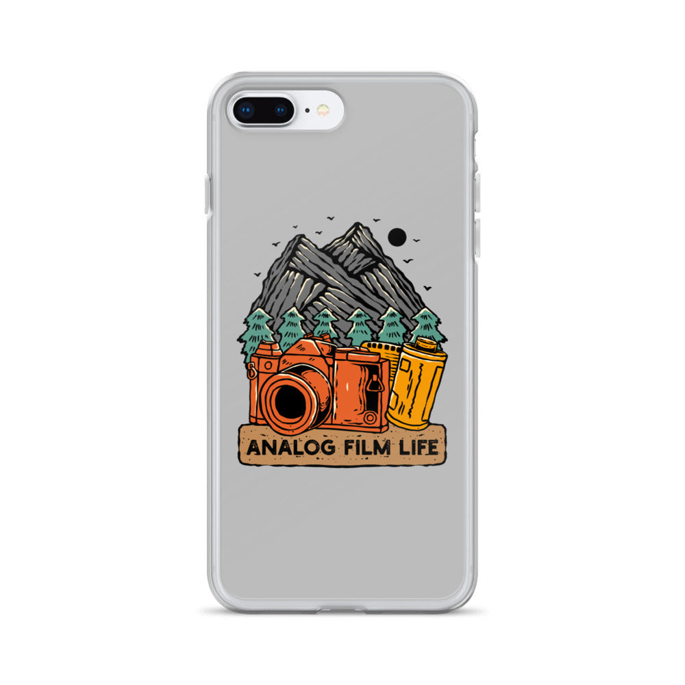 Analog Film Life Mountain iPhone Case