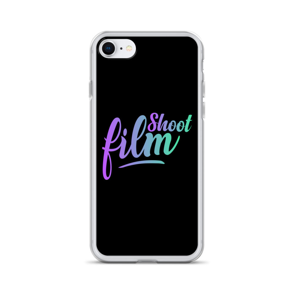 Shoot Film Color Cursive iPhone Case