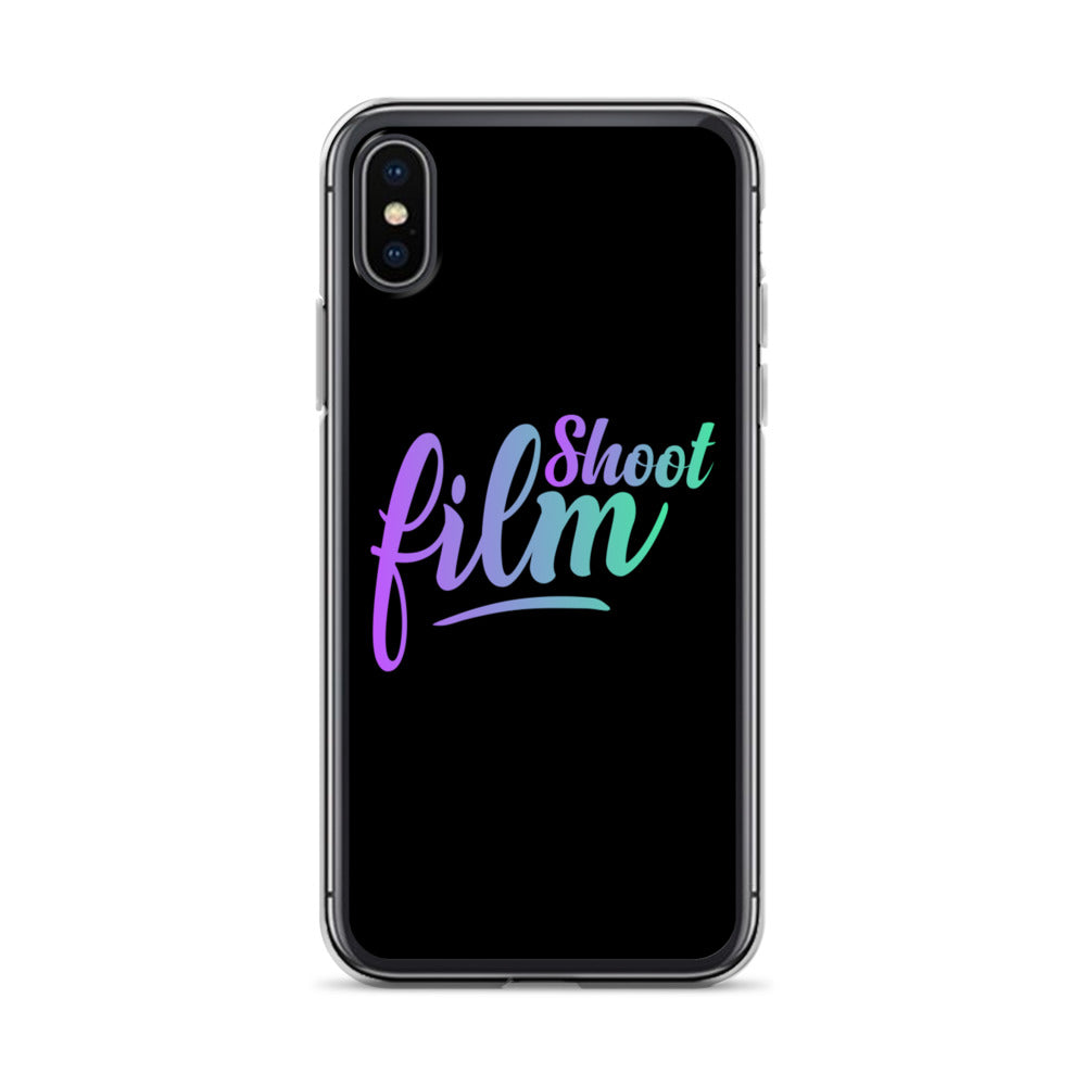 Shoot Film Color Cursive iPhone Case