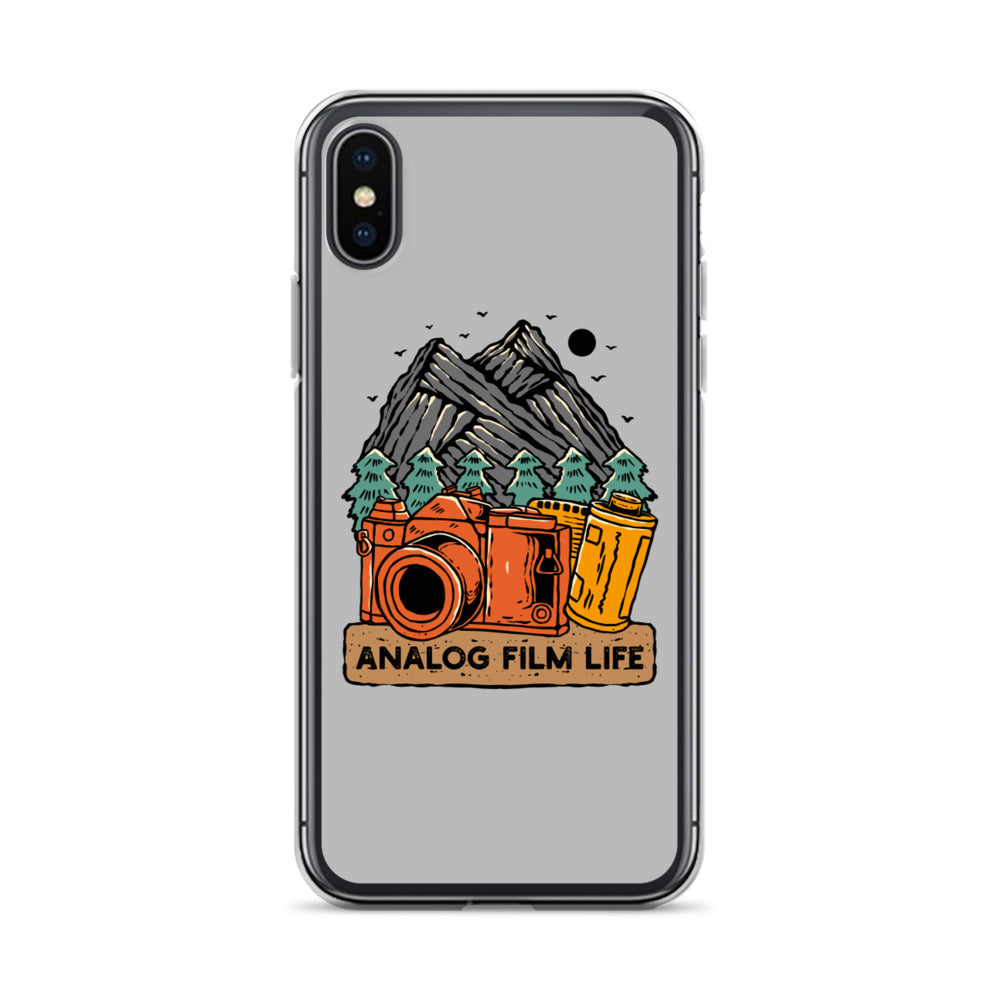 Analog Film Life Mountain iPhone Case