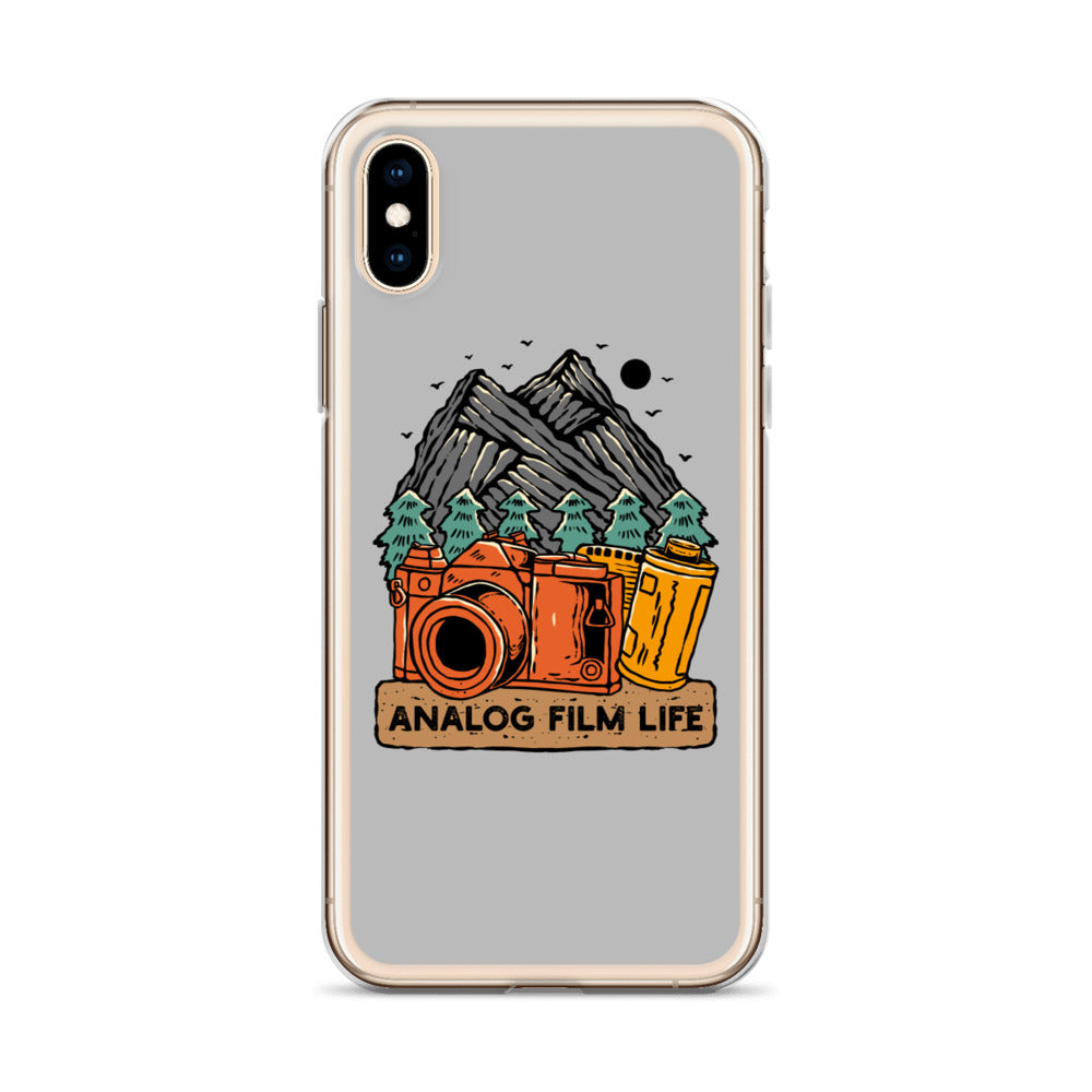 Analog Film Life Mountain iPhone Case