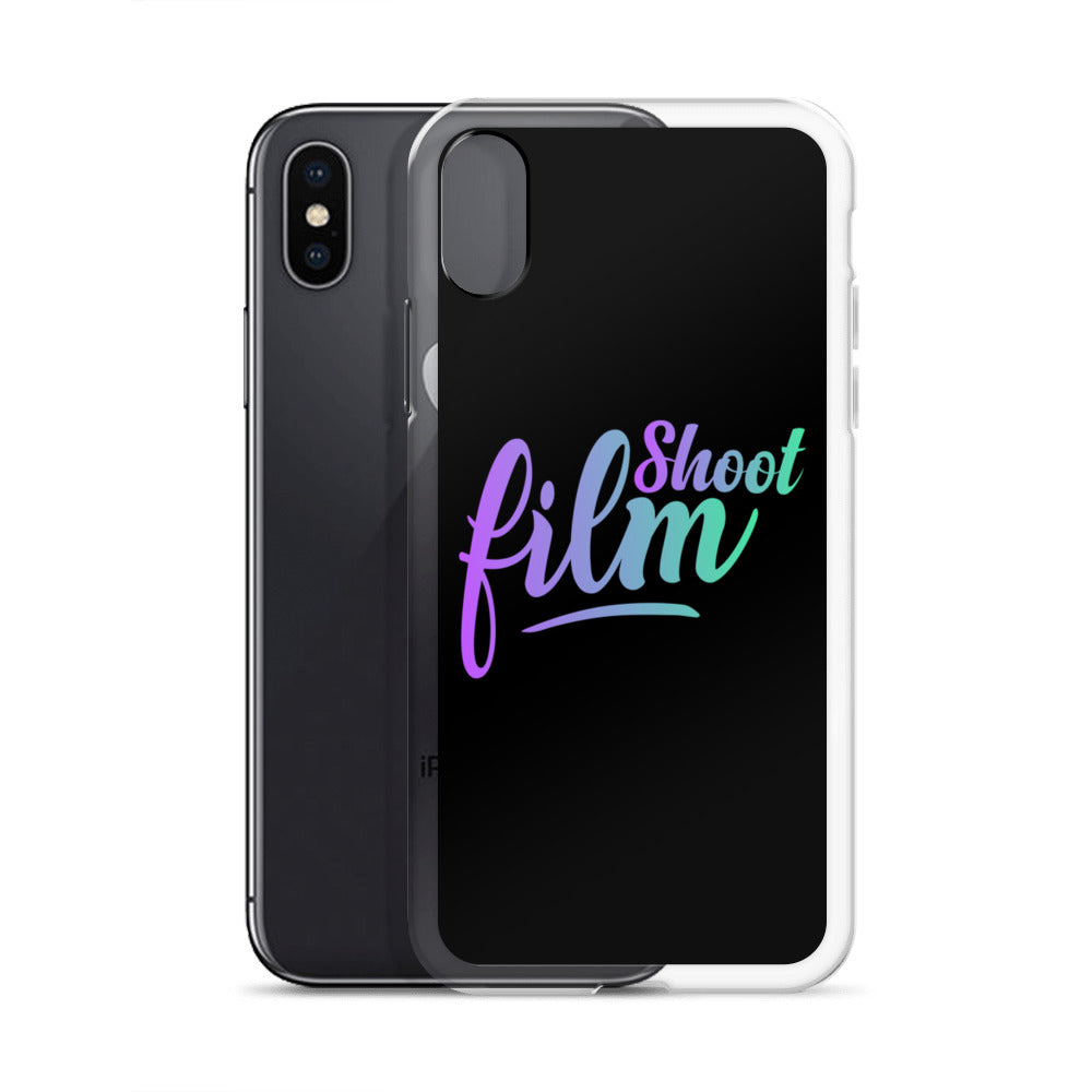 Shoot Film Color Cursive iPhone Case