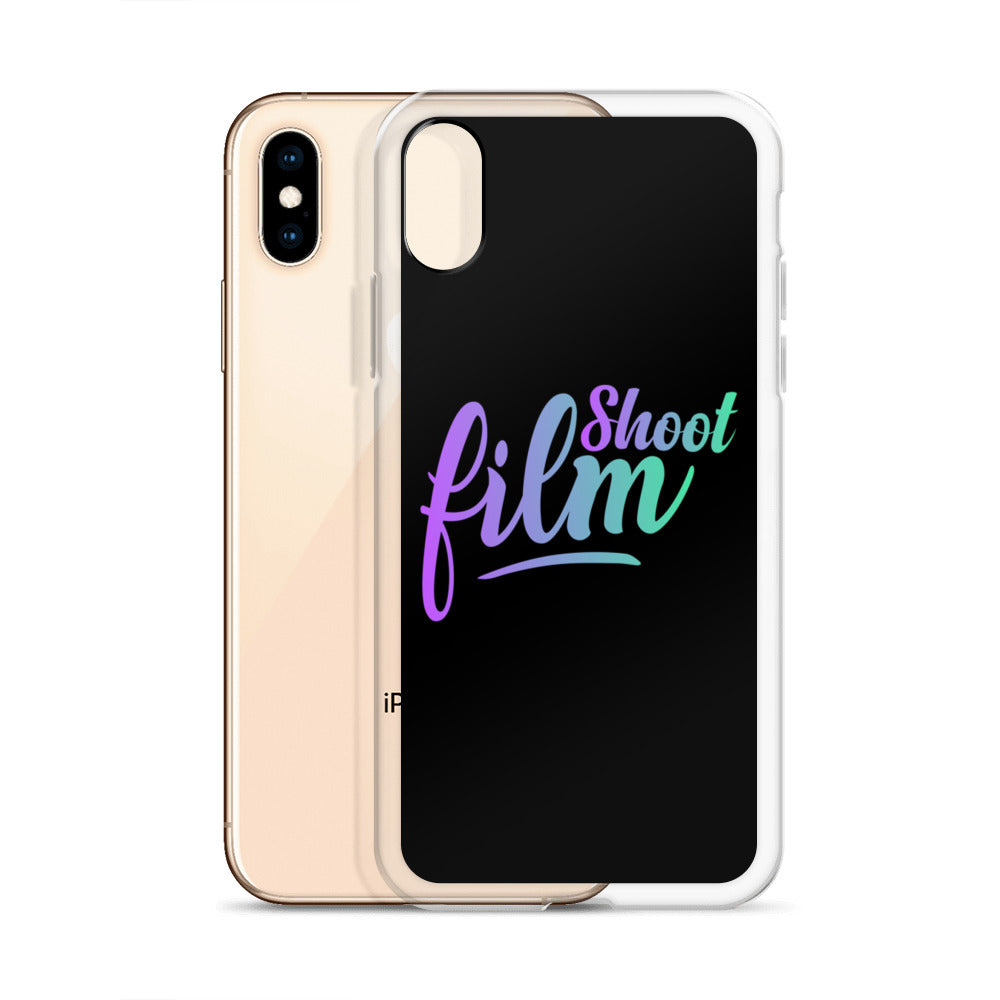 Shoot Film Color Cursive iPhone Case