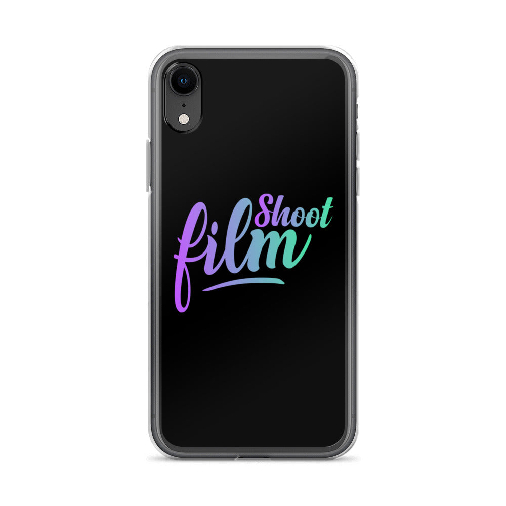 Shoot Film Color Cursive iPhone Case