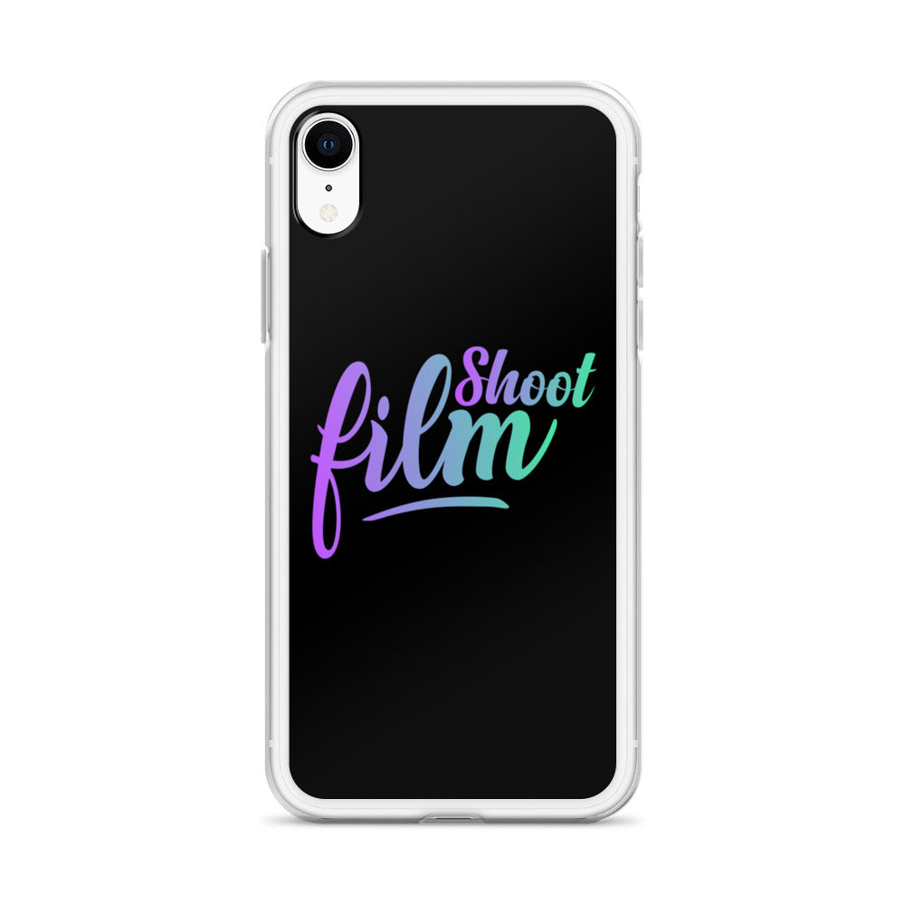 Shoot Film Color Cursive iPhone Case