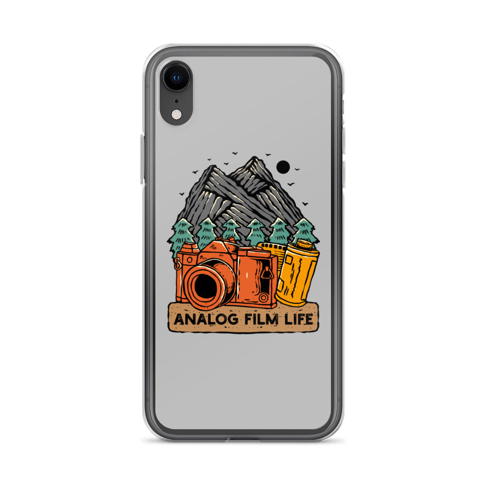 Analog Film Life Mountain iPhone Case