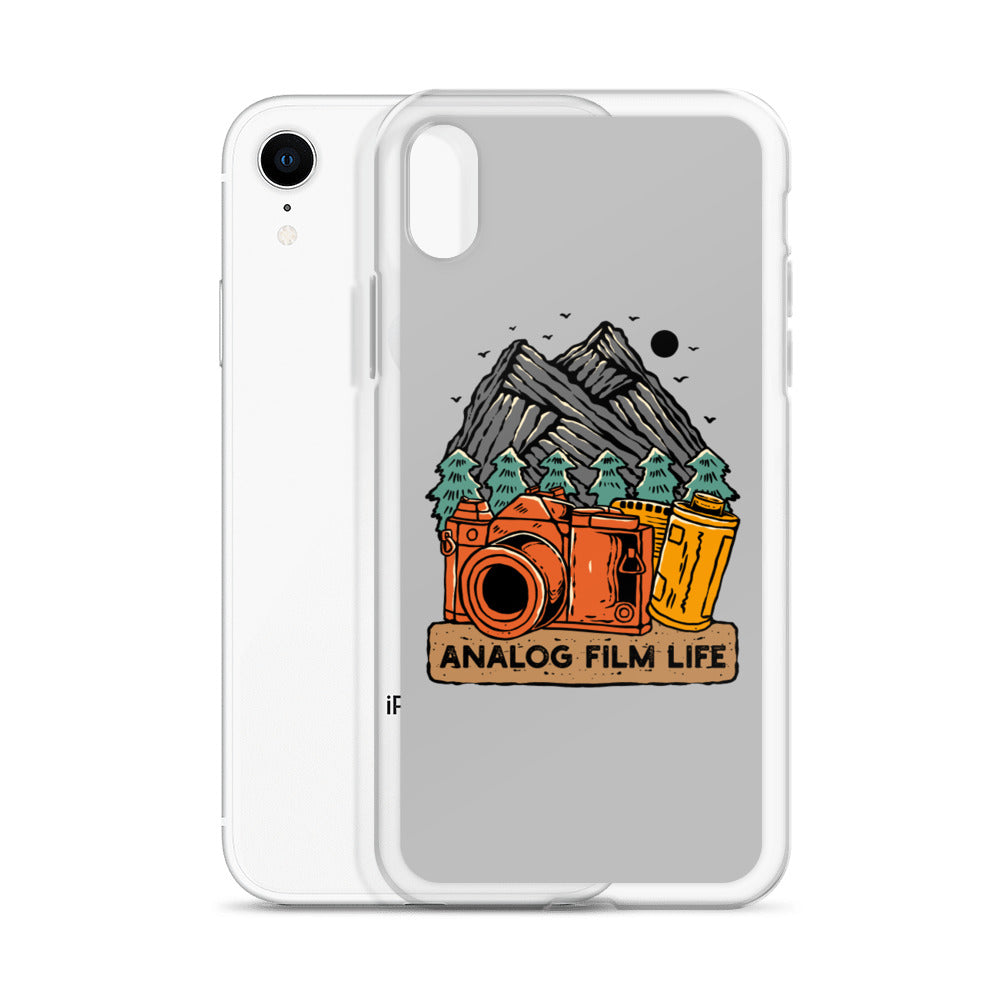 Analog Film Life Mountain iPhone Case