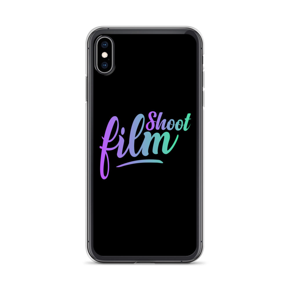 Shoot Film Color Cursive iPhone Case