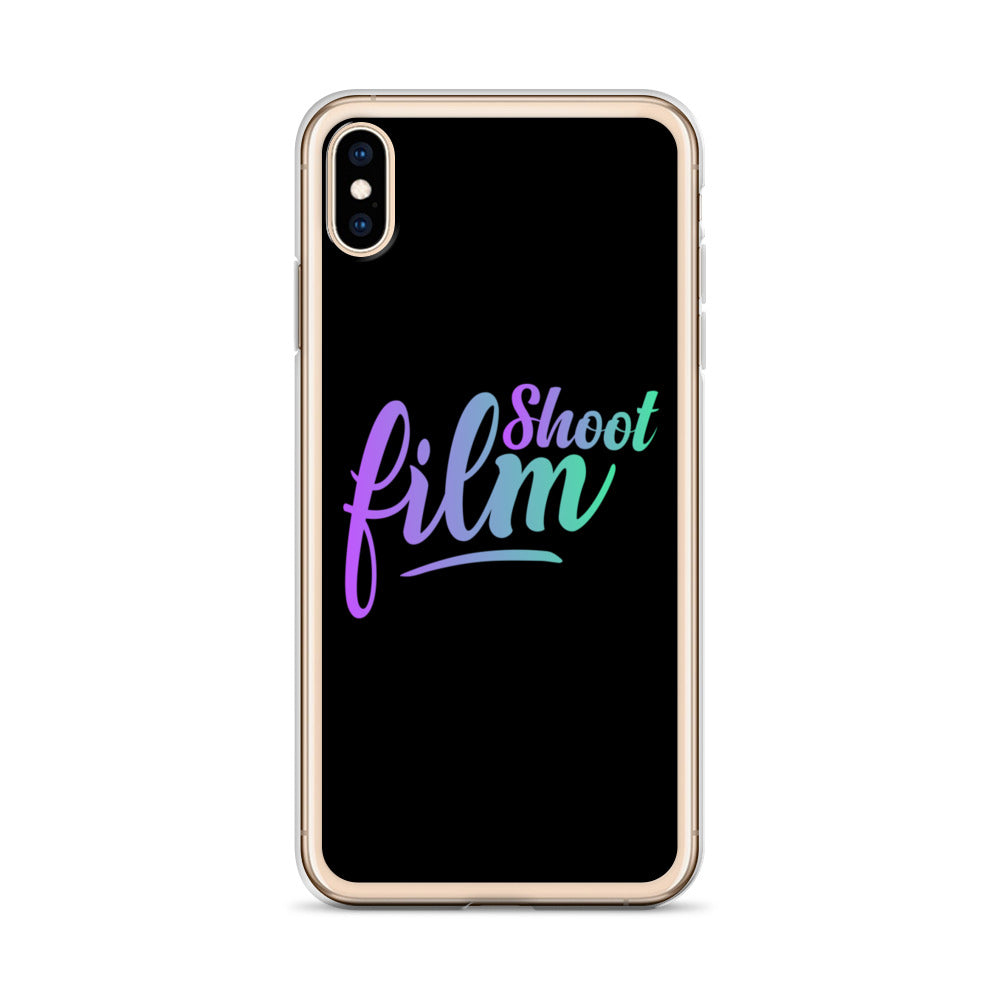 Shoot Film Color Cursive iPhone Case