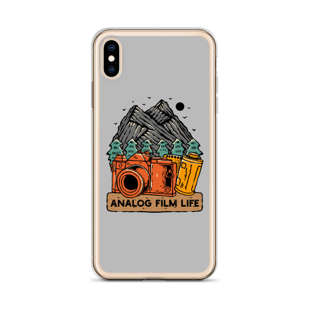 Analog Film Life Mountain iPhone Case