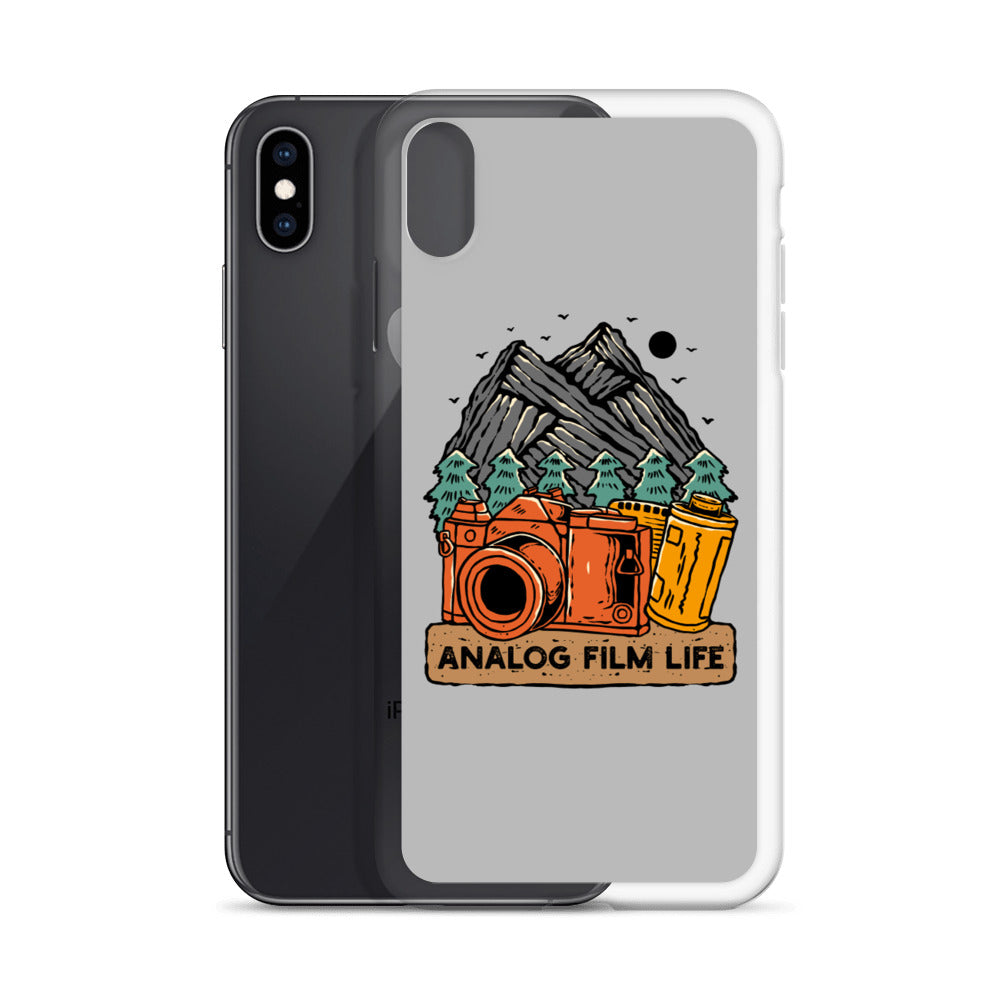 Analog Film Life Mountain iPhone Case