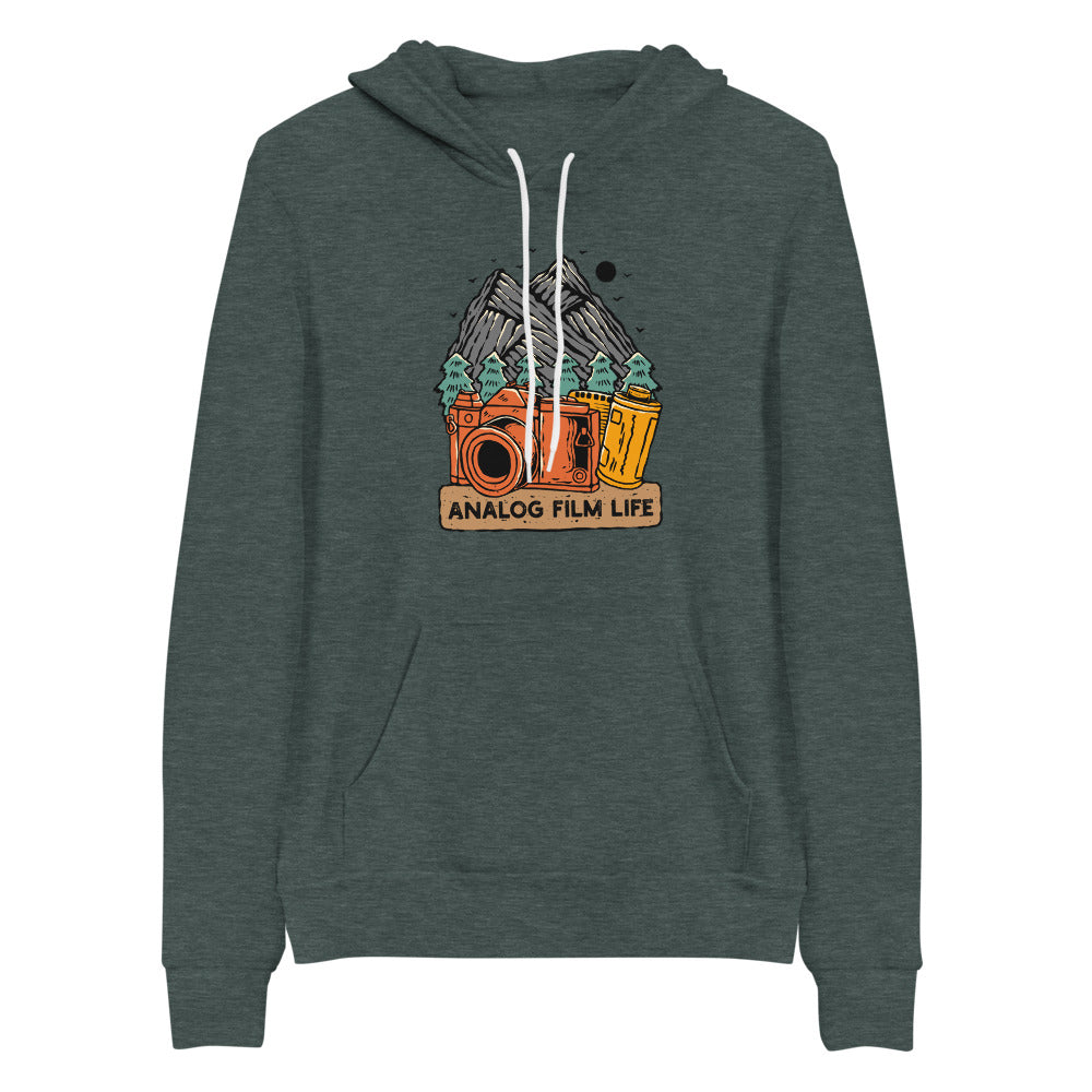 Analog Film Life Mountain Unisex Hoodie