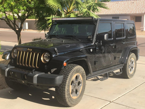 Jeep Wrangler JK 4 door side steps nerf bars running boards for jeep wrangler jk jku bxg021