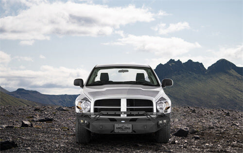 Aftermarket Front Bumper w/ Winch Plate For 2006-2008 Ram 1500 - Ultralisk4x4 -u6506-13