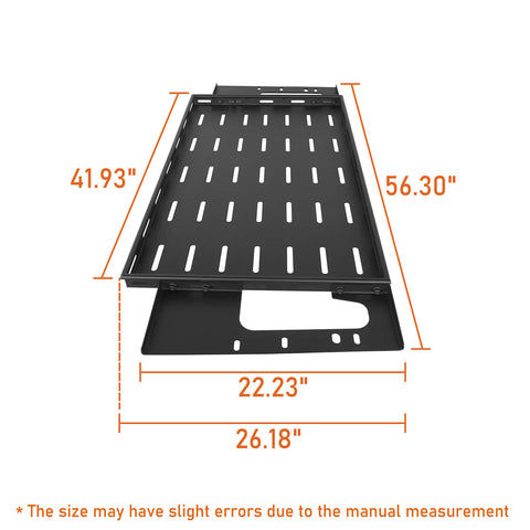 Bronco Interior Cargo Rack Shelf (21-23 Ford 4-Door Hardtops) Dimension