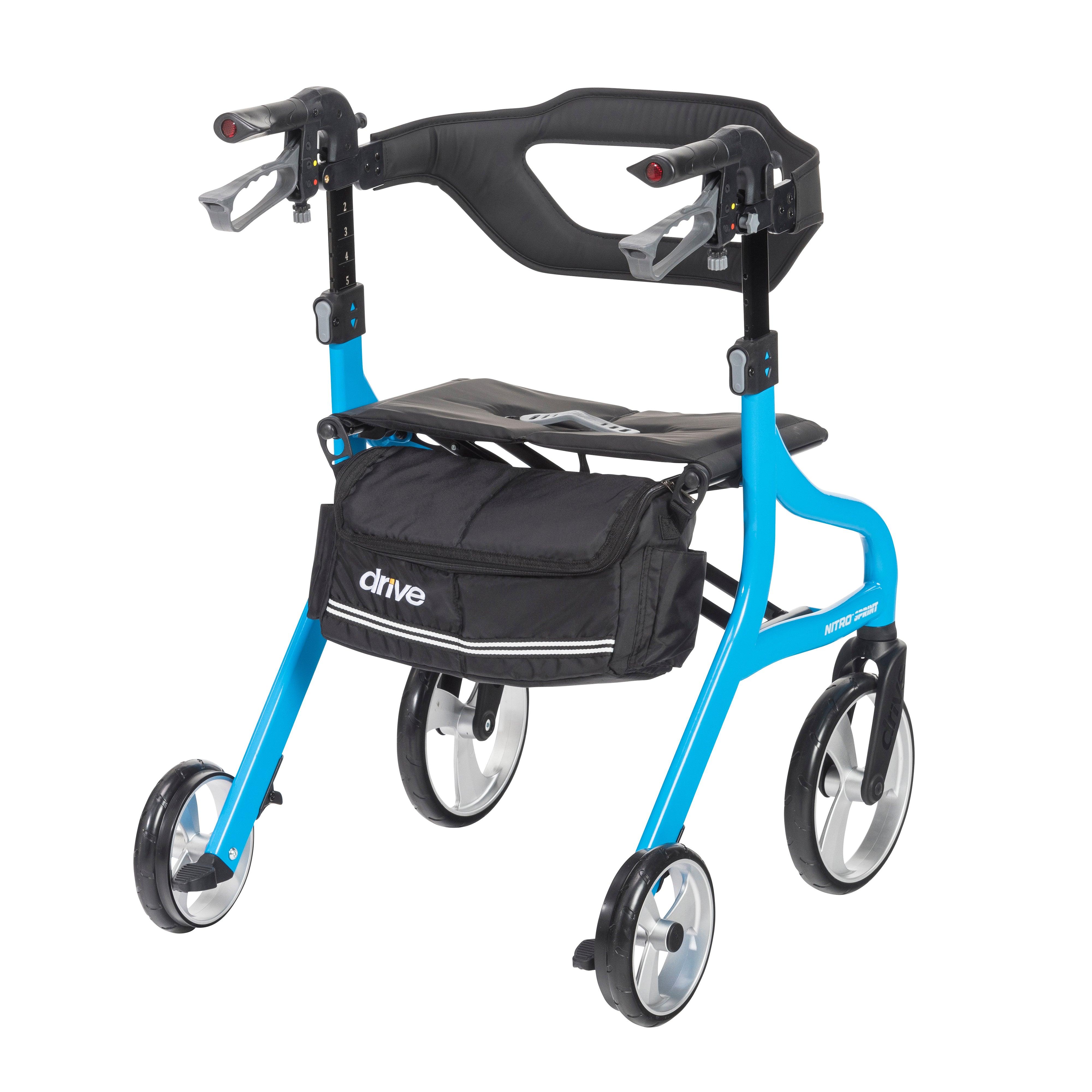 Drive Medical Nitro Sprint Rollator Rolling Walker