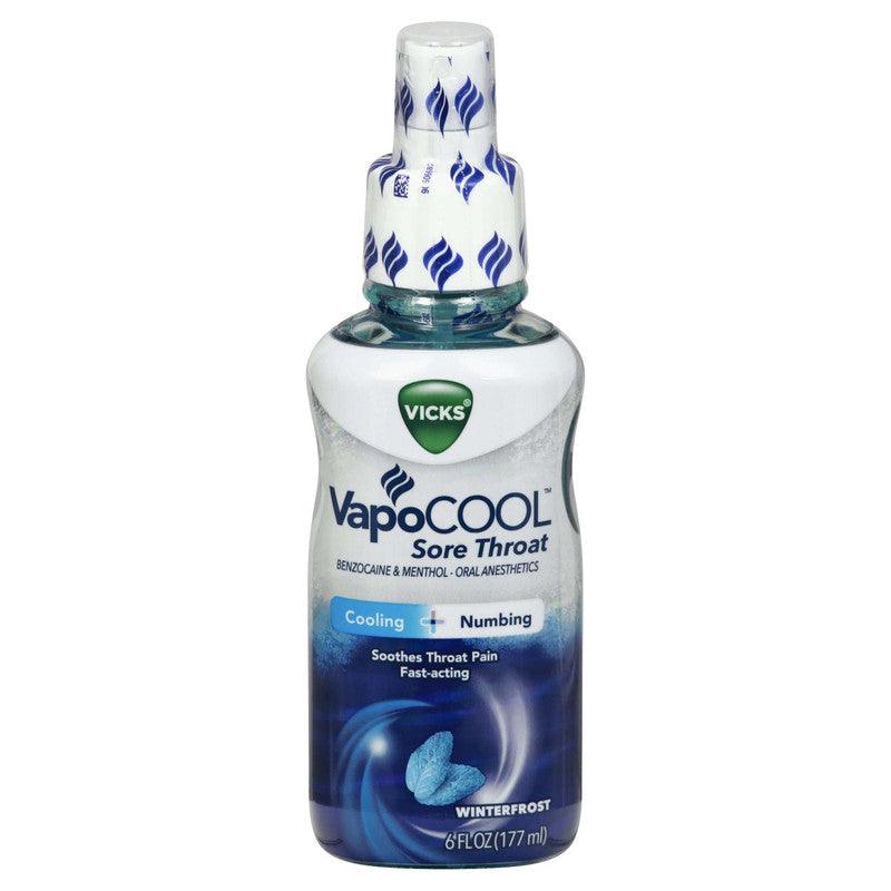 Vicks VapoCOOL Sore Throat Spray - Winterfrost - 6 fl oz