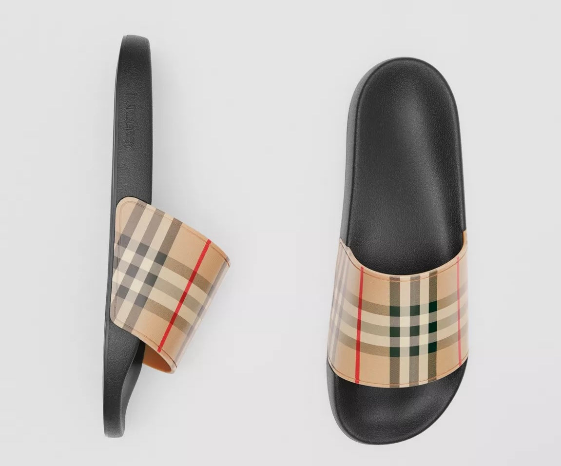 Burberry Vintage Check Slides