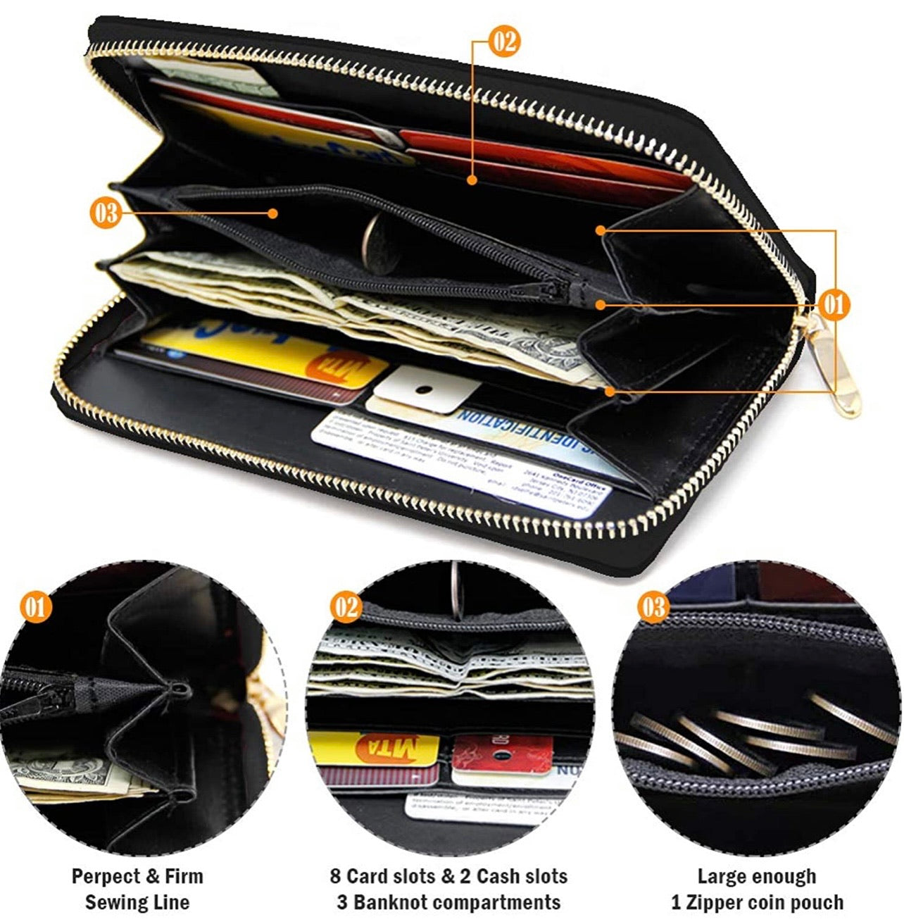 Everyday Long Wallet (Black)