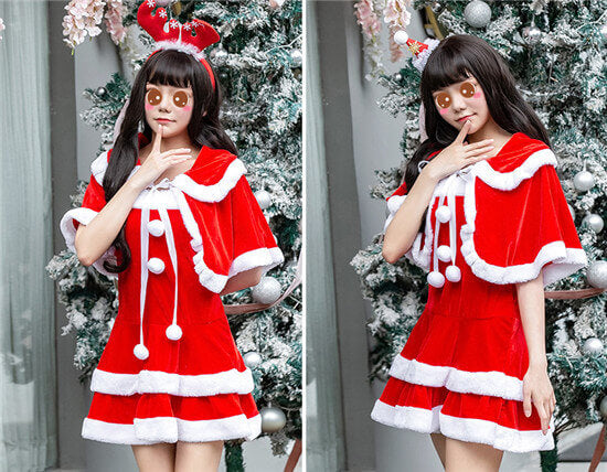 クリスマスコスプレ サンタコスプレ かわいい フリーサイズ 女性 特別なファッション