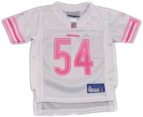 Toddler Chicago Bears Brian Urlacher Pink Reebok Replica Jersey