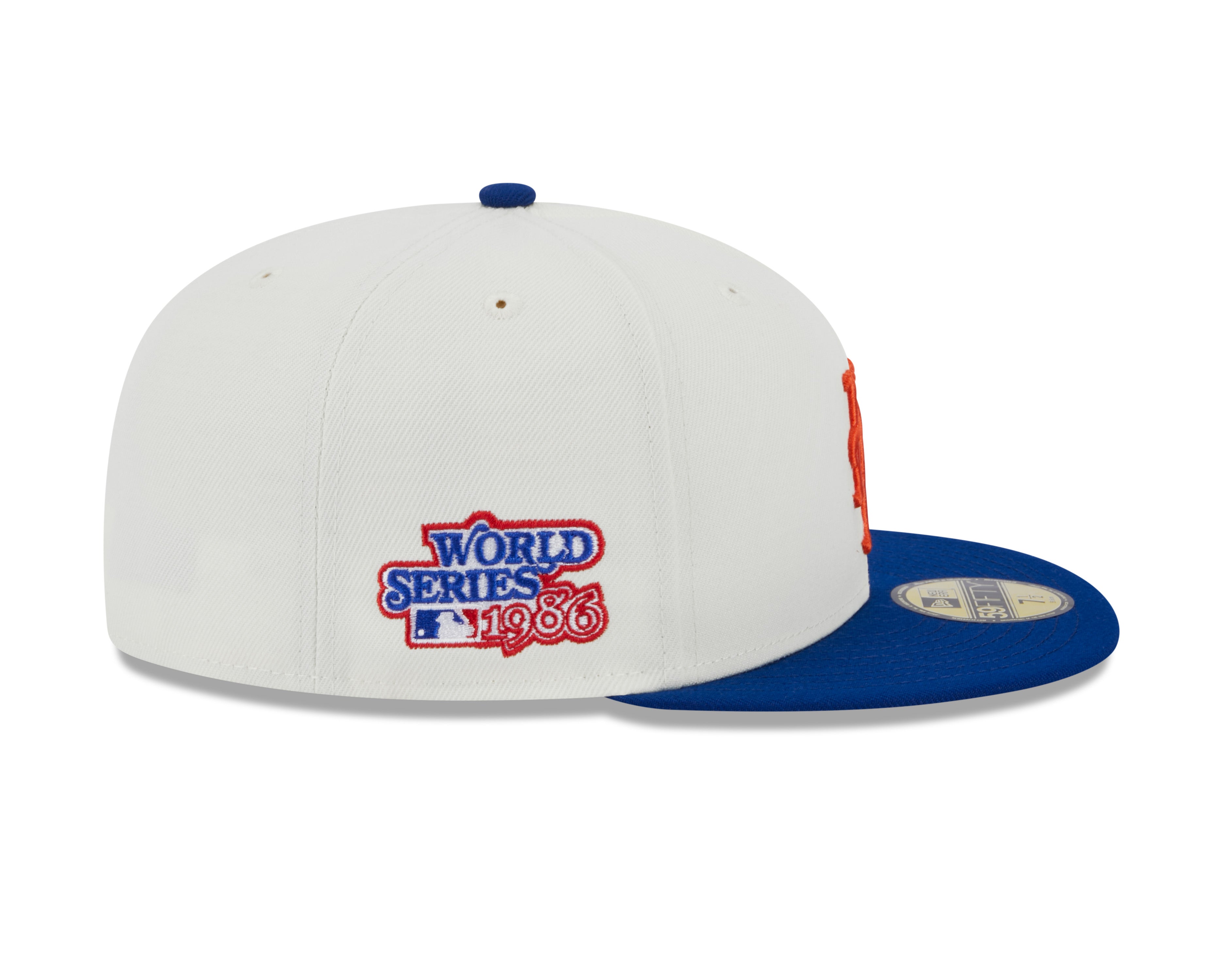 New York Mets 1982 World Series Cream/Royal New Era Retro 59FIFTY Fitted Hat