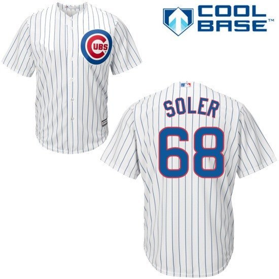 Chicago Cubs Jorge Soler Youth Stitched Home Cool Base Jersey by Majestic Athletic