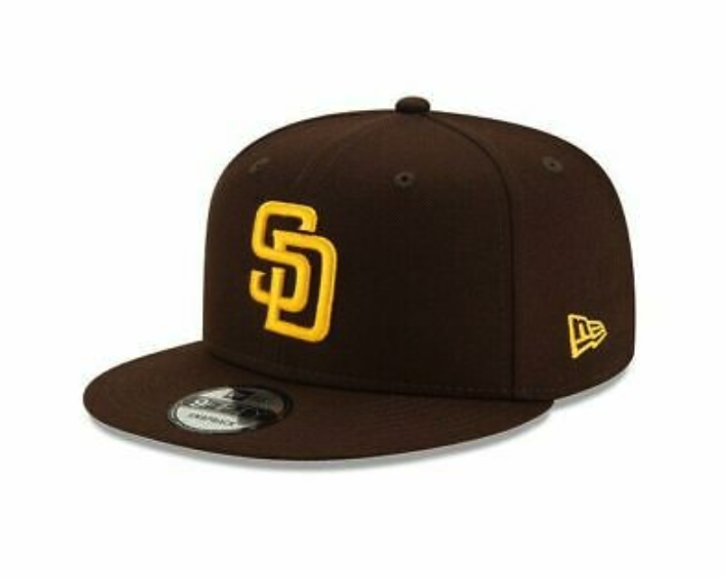Mens San Diego Padres Brown 9FIFTY Basic Snapback By New Era