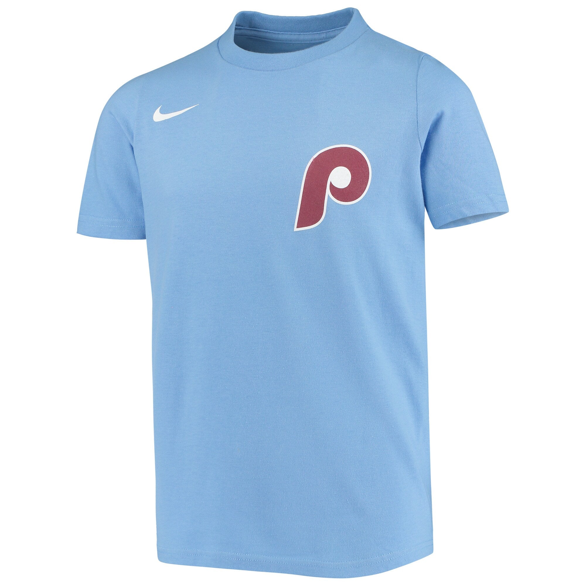 Youth Philadelphia Phillies Bryce Harper Nike Light Blue Player Name & Number T-Shirt