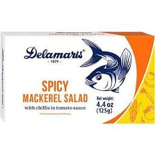 DELAMARIS SARDINES SPICY MACKEREL SALAD 125 G