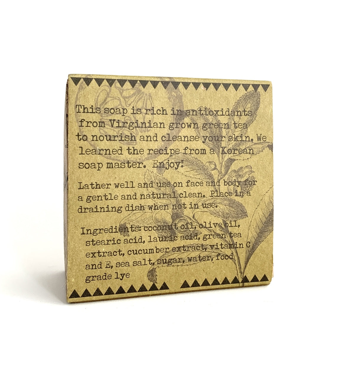 VIRGINIA CUCUMBER & GREEN TEA SOAP