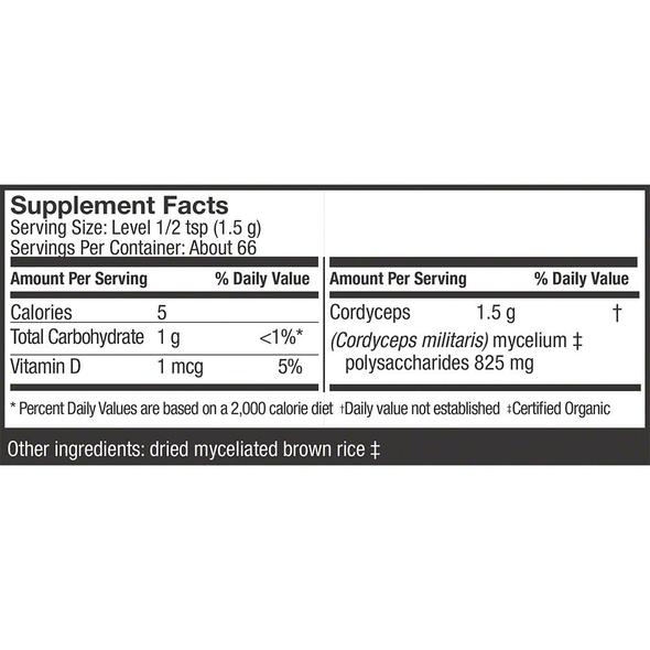 Cordyceps Mushroom Mycelium Powder