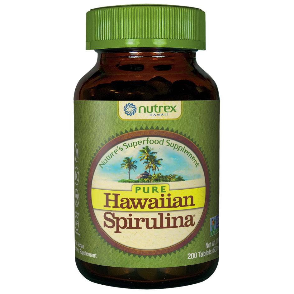 Hawaiian Spirulina 500mg Tablets - 200ct