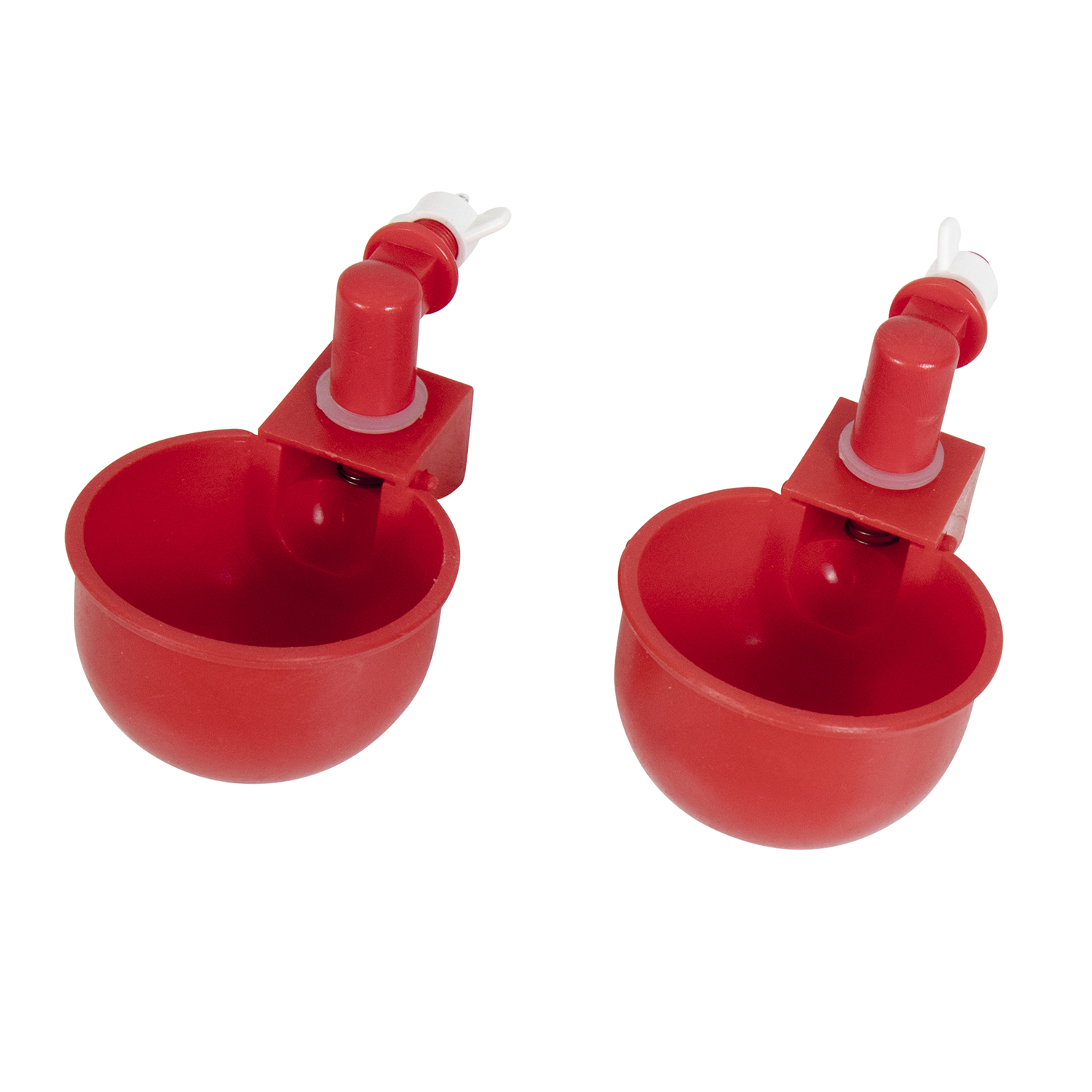 Poultry Waterer - Gravity Fed Cup for Mobile Chicken Waterers - Set of 2